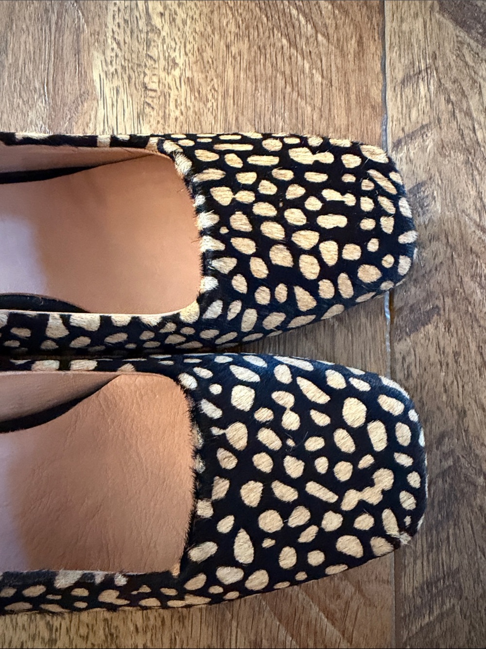 Poppy Barley Calf Hair Mary Jane Heels Animal Print 10 - Picture 6 of 15